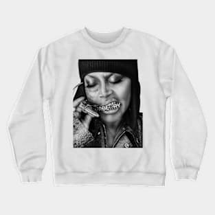 Badu BW Glitter Crewneck Sweatshirt